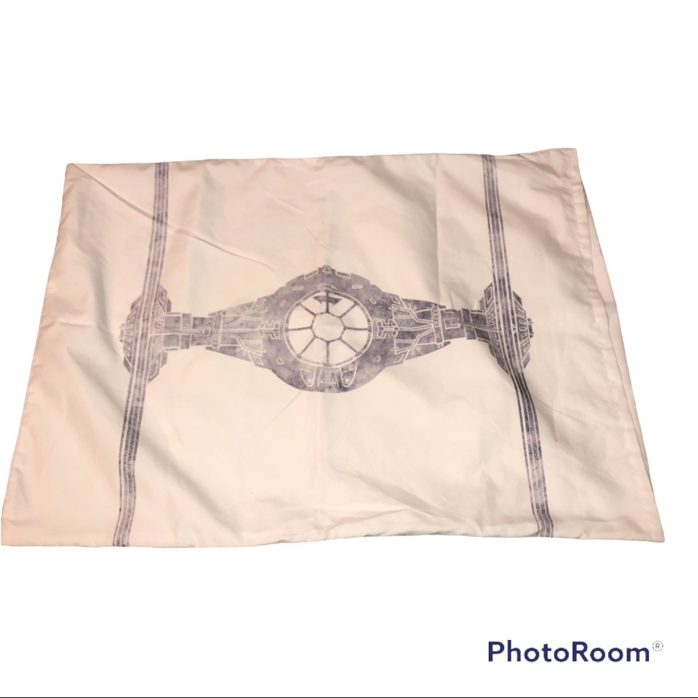Star Wars Tie Fighter polyester pillowcase white